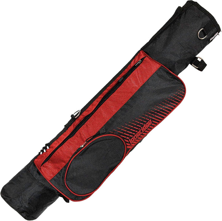 LONGRIDGE Unisex-Adult 5" Pencil Golf Bag Einheitsgrösse schwarz/rot, Einheitsgrösse schwarz/rot