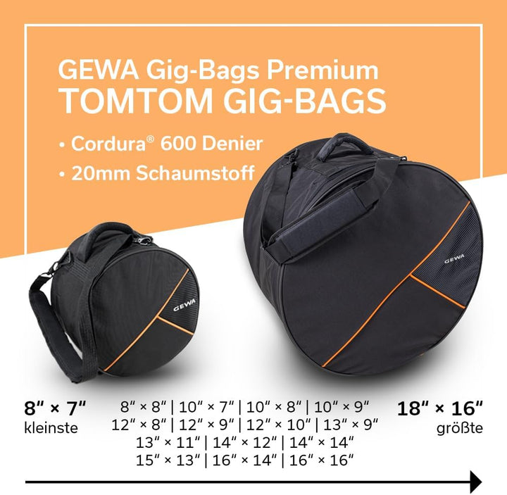 GEWA Premium Tom Bag 12x9in 12x9", 12x9"