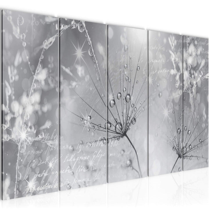 Runa Art Bild Pusteblume Wandbilder auf Vlies Leinwand 5 Teilig Wanddekoration Wohnzimmer Schlafzimm