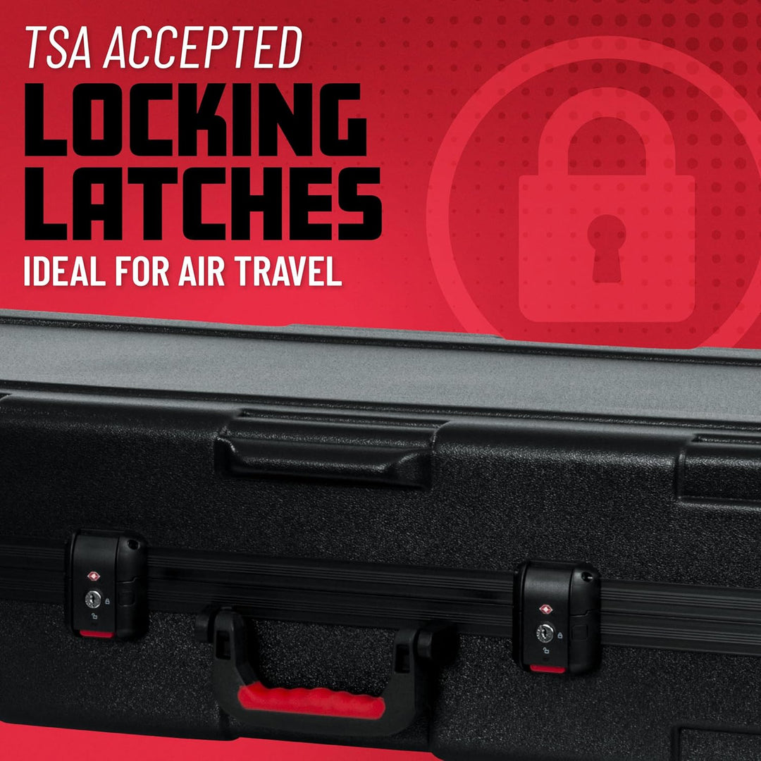 Gator Cases Molded Flight Case für 76-Tasten Keyboards mit TSA-zugelassenen Verriegelungen und verse