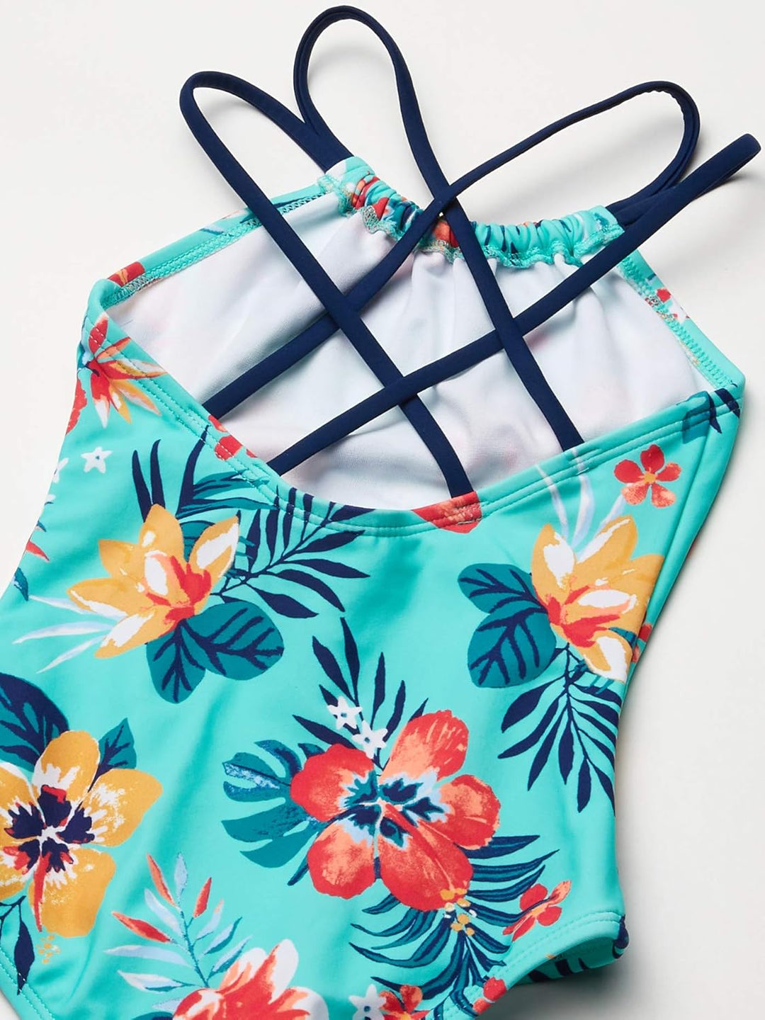 Kanu Surf Girls' Jasmine Beach Sport Halter One Piece Swimsuit