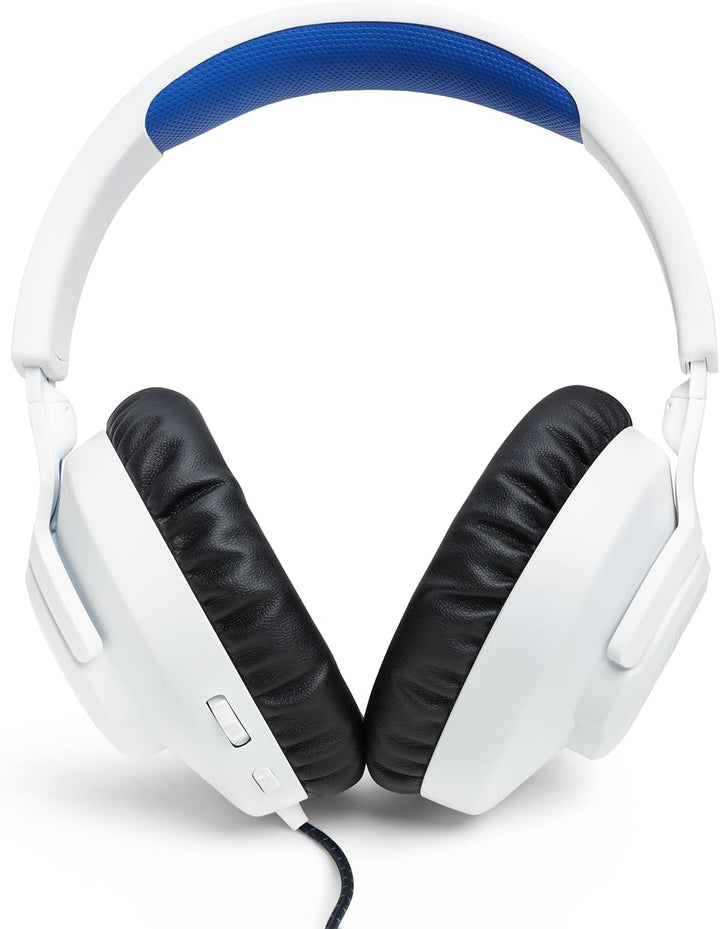 JBL Quantum 100P Over-Ear-Gaming-Headset – Wired 3,5 mm Klinke – Mit abnehmbarem Boom-Mikrofon – Kom