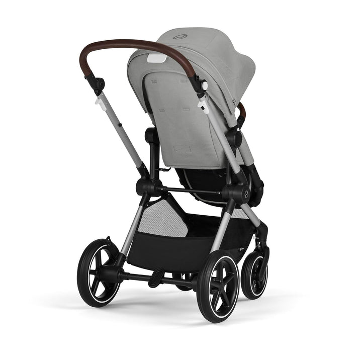 CYBEX Gold Kinderwagen EOS Lux 2-in-1, ab 0-4 Jahre, Stone Grey | Ab Geburt bis 22 kg (ca. 4 Jahre),