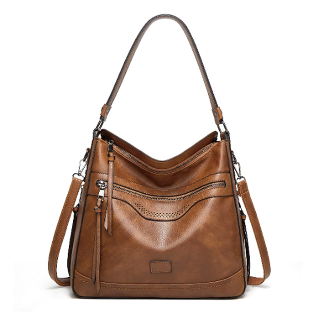 Sacmill Damen Handtasche PU Leder Umhängetasche Shopper Top-Griff Tragetaschen Elegant Schultertasch