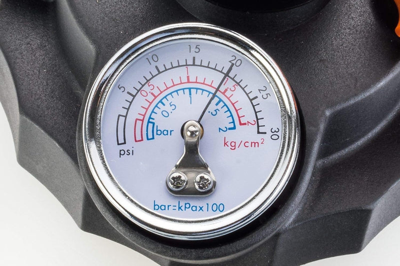 ViGOR Bremsentlüfter Satz V4411 |Betriebsdruck: max 1,4 bar, Manometer-Bereich: 0 - 2 bar, 3 Liter T