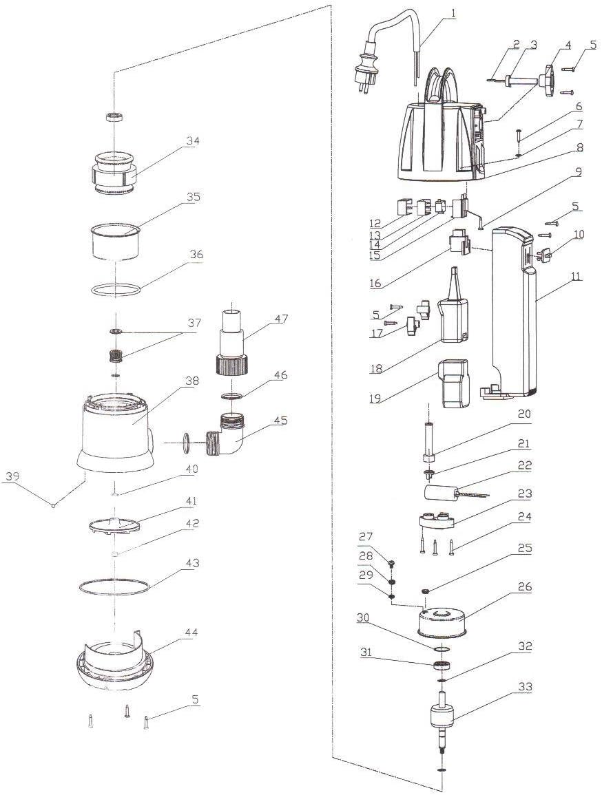 Schmutzwasserpumpe Tauchpumpe Dirt-Star-Extra-SS 550 Gartenpumpe REGENFASSPUMPE zum Bewässern und al