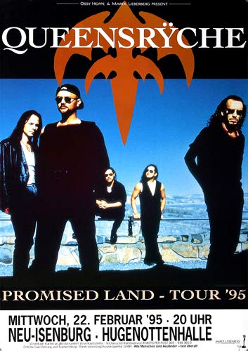 Queensryche - Promised Land, Neu-Isenburg &amp; Frankfurt 1995 » Konzertplakat/Premium Poster | Live Kon