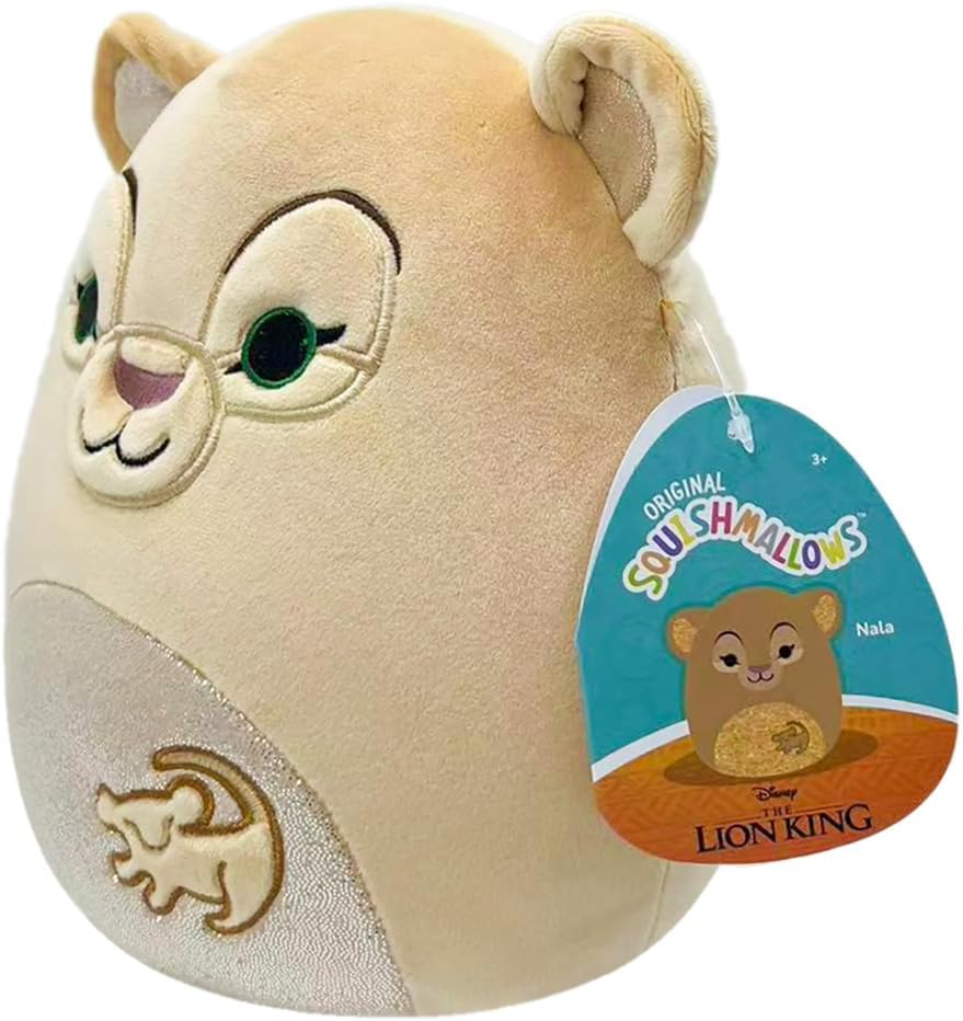 Squishmallows SQDI00549 - Nala 20 cm, offizielles Jazwares Plüsch, superweiches Kuscheltier, Nala