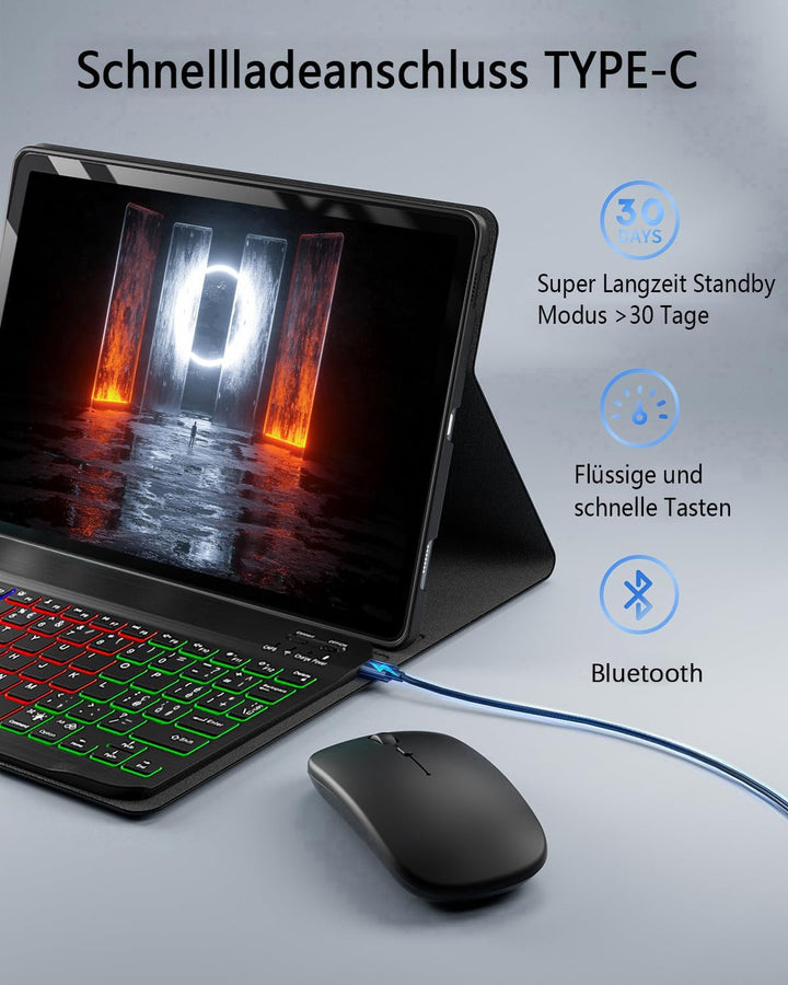 für Lenovo Idea Tab (2025 TB-336ZU TB-336FU)/ Lenovo Tab M11 (2024 TB330FU/TB330XU) 11 Zoll Hülle mi