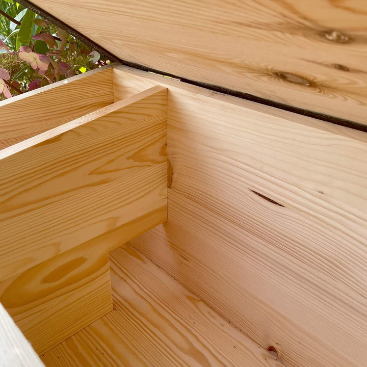 gartenetage Igelhaus mit Rattenklappe & Labyrinth-Eingang/Igelhaus Winterfest mit Boden Katzensicher