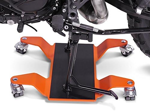 ConStands Mover II 320 kg - Motorrad Rangierhilfe für Piaggio MP3 500 Business/LT Orange Hauptstände