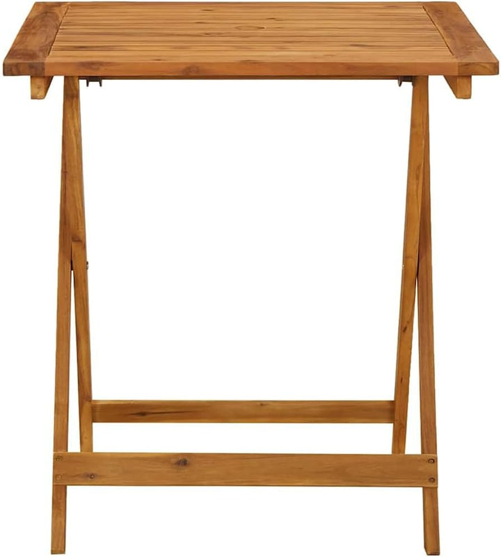 vidaXL Akazienholz Massiv Gartentisch Klappbar Bistrotisch Klapptisch Holztisch Garten Tisch Esstisc