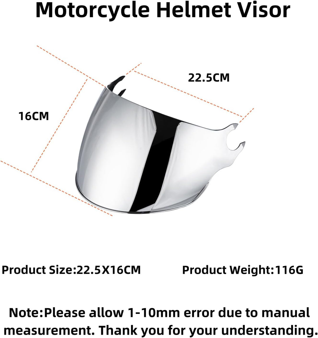 Helm Visier für LS2 of562,Motorrad Wind Schild Helm Objektiv Visier,Motorradhelm Visier,Integralhelm
