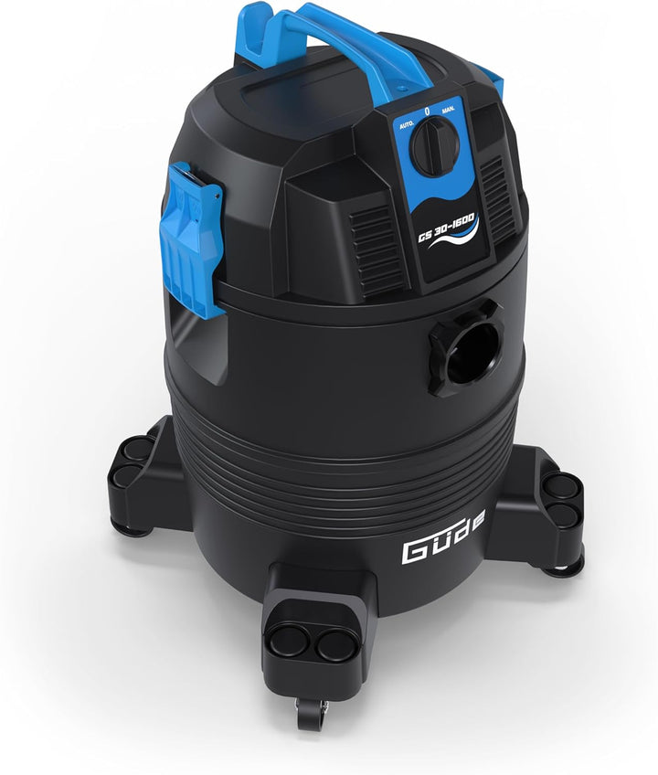 Güde GS 30-1600 3 in 1 Schlammsauger – 230 Volt, 1600 Watt, 180 Millibar Unterdruck, 30 Liter Behält