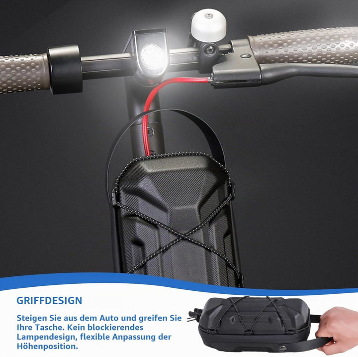 GOMETY E Scooter Tasche für Elektroroller, wasserdichte Roller Tasche Front Tube Bag mit Multicolor