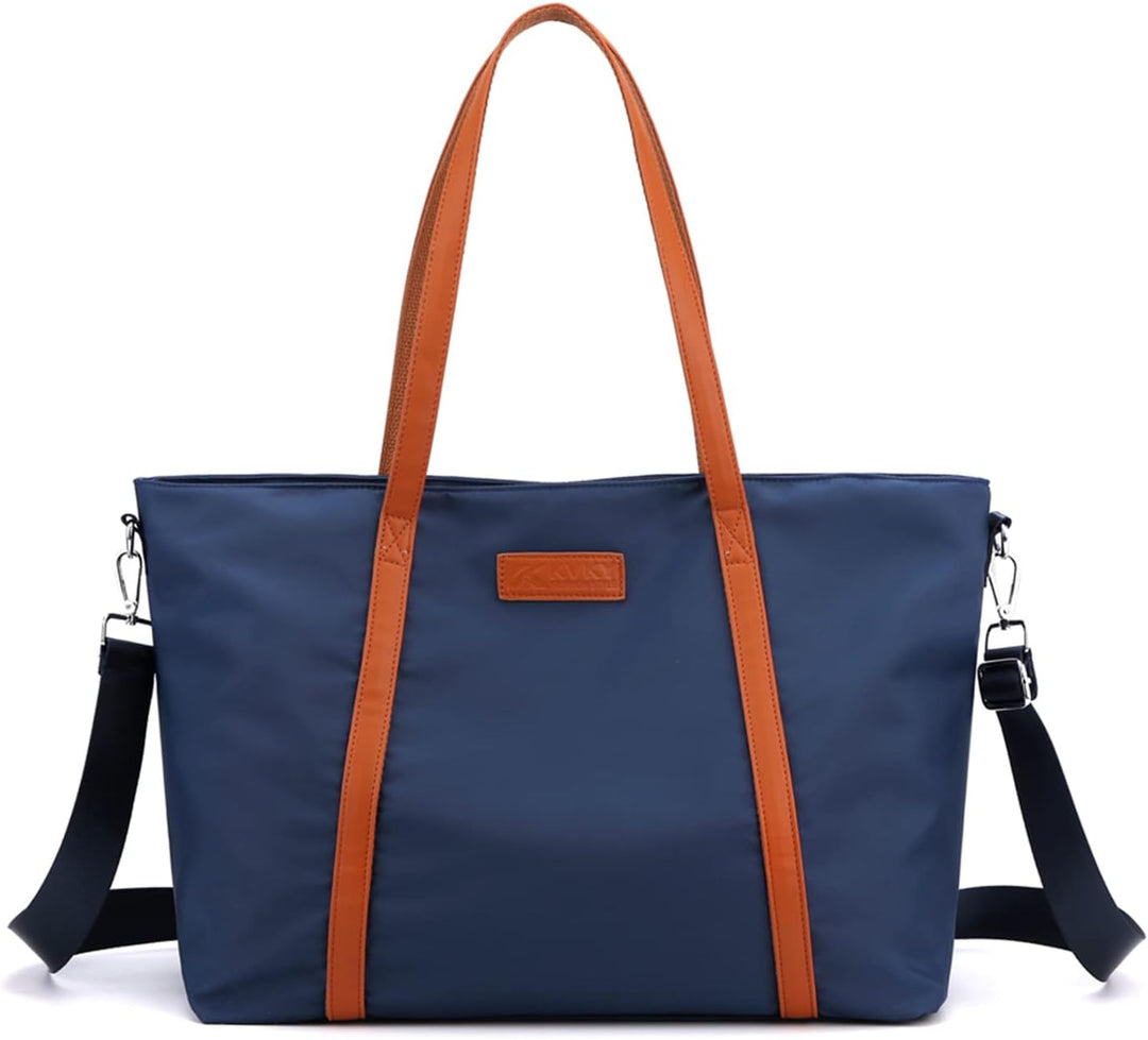 PORRASSO Laptop Tote Bag Damen Handtasche 15.6 Zoll Laptoptasche Schultertasche Umhängetasche Crossb