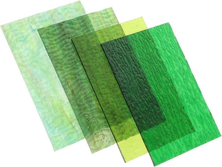 Angoily Farbige Glasscheiben 4 Stücke Bunt Glasscheiben Mosaikglas Buntglas Versorgung Flammensammlu