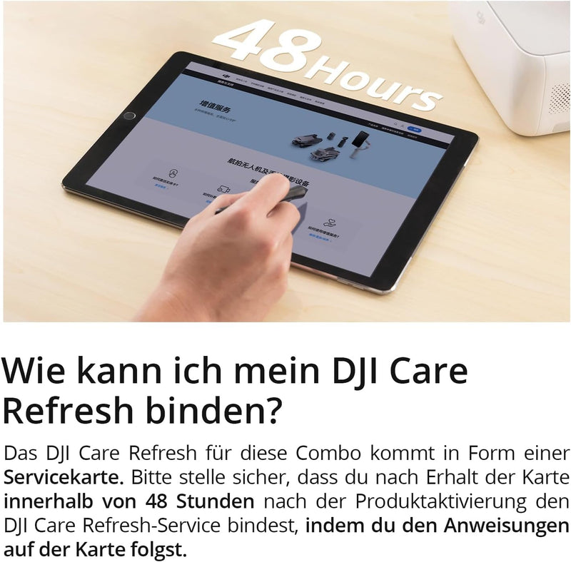 DJI Avata 2 (nur Drohne)+ Card DJI Care Refresh 1-Year Plan (DJI AVATA 2), FPV-Drohne mit 4K-Kamera,