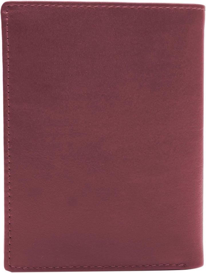 Esquire Peru Geldbörse RFID Leder 9,5 cm Einheitsgrösse Rot, Einheitsgrösse Rot
