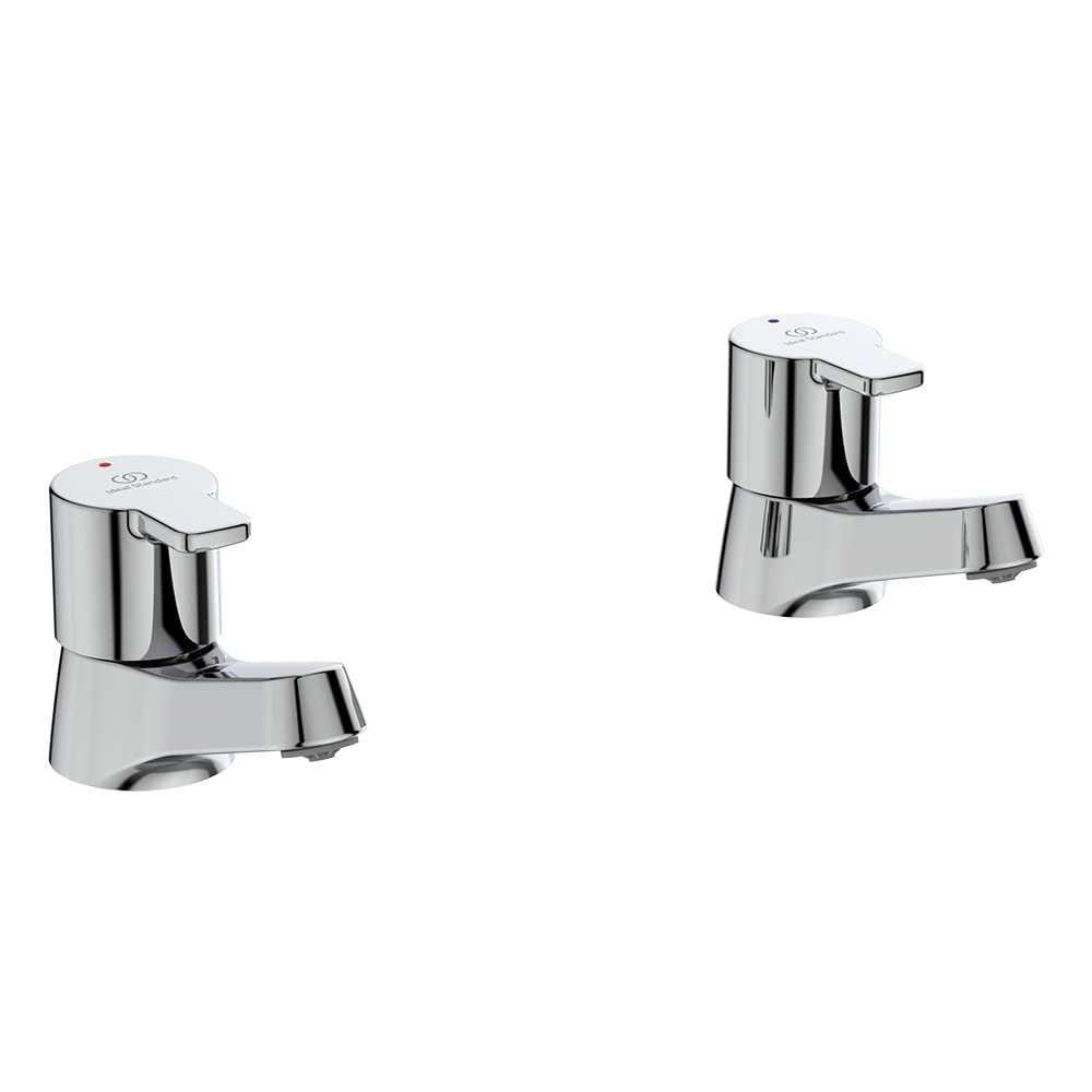 Ideal Standard B1146AA Waschtischarmatur Calista, Chrom Basin Pillar Taps, Basin Pillar Taps