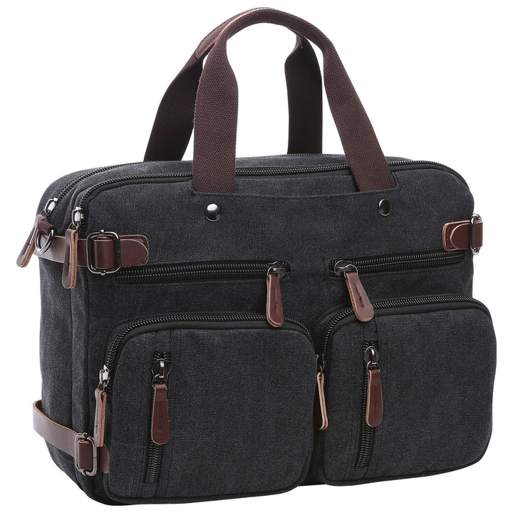 Laptop-Aktentasche, wandelbarer Rucksack, Kuriertasche, Handtasche, multifunktionaler Reiserucksack,