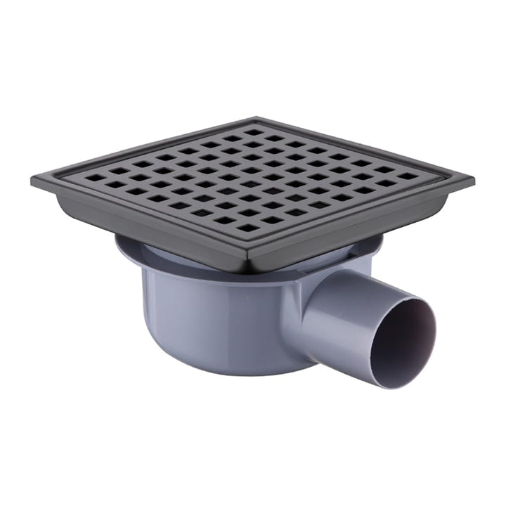 NEWFUN Bodenablauf DN 50,15 * 15cm Bodenablauf Edelstahl, Geruchshemmender, Positiv und Negativ Verw