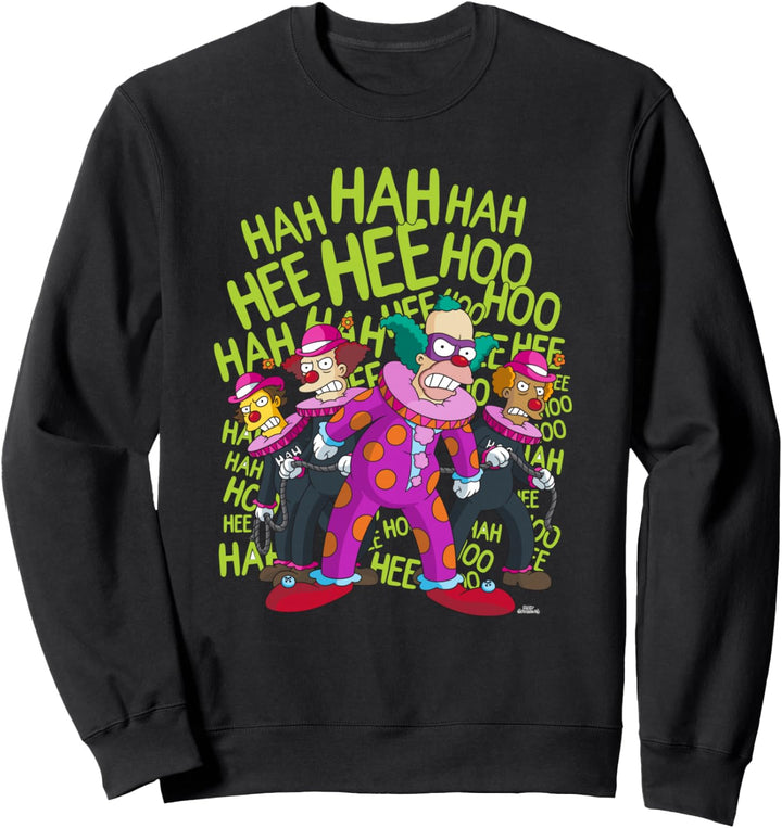 The Simpsons Krusty the Clown ClownFace Sweatshirt