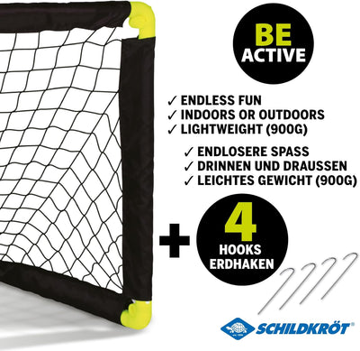 Schildkröt® Folding Soccer Goal, foldable soccer goal with innovative folding technology, made of pl