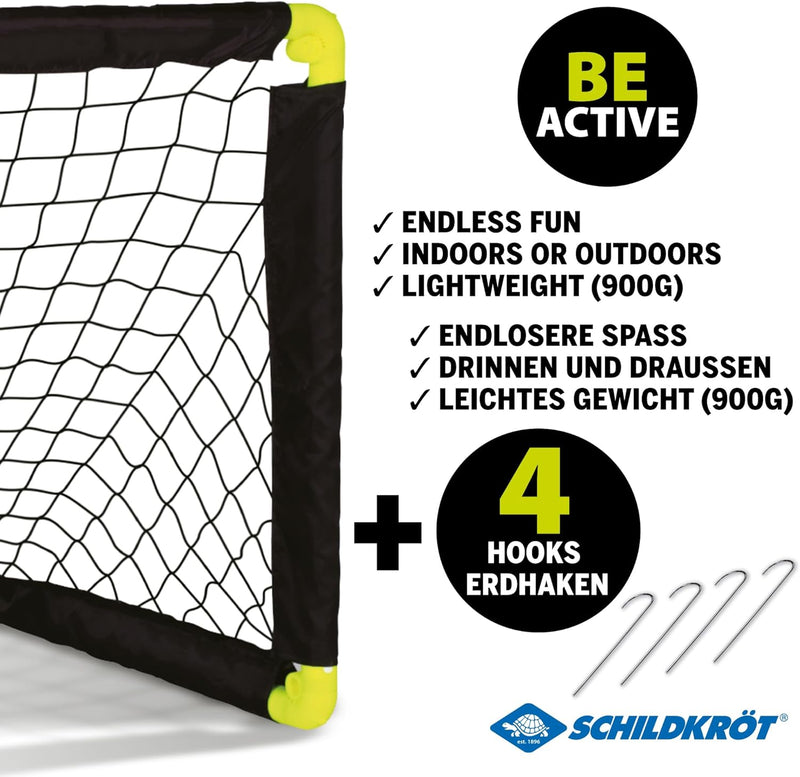 Schildkröt® Folding Soccer Goal, foldable soccer goal with innovative folding technology, made of pl