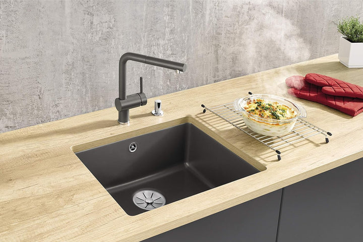 BLANCO Beckengitter | Edelstahl | 384 x 252 mm | Passend zu allen Silgranit Spülen und Becken