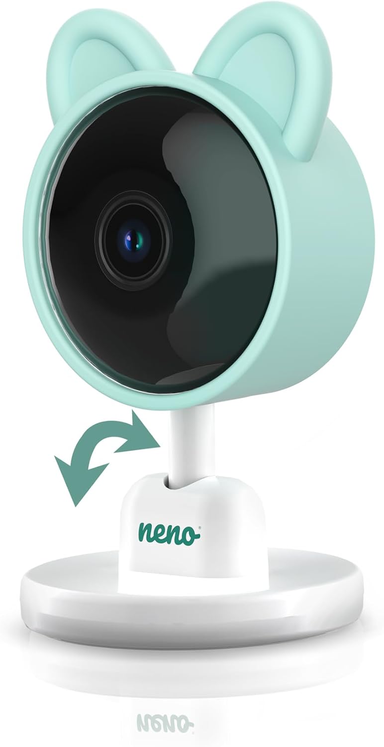 NENO Bambino Baby Monitor – elektronisches Babyphone mit Empfänger - Nachmodus - Alarmfunktion - Lul