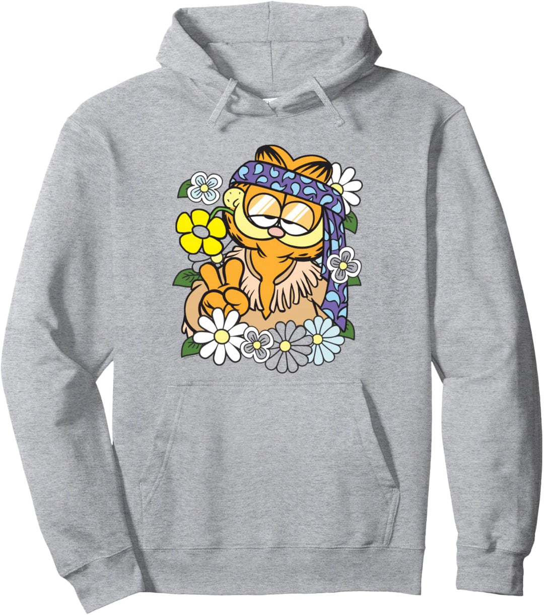 Garfield Hippie Pullover Hoodie