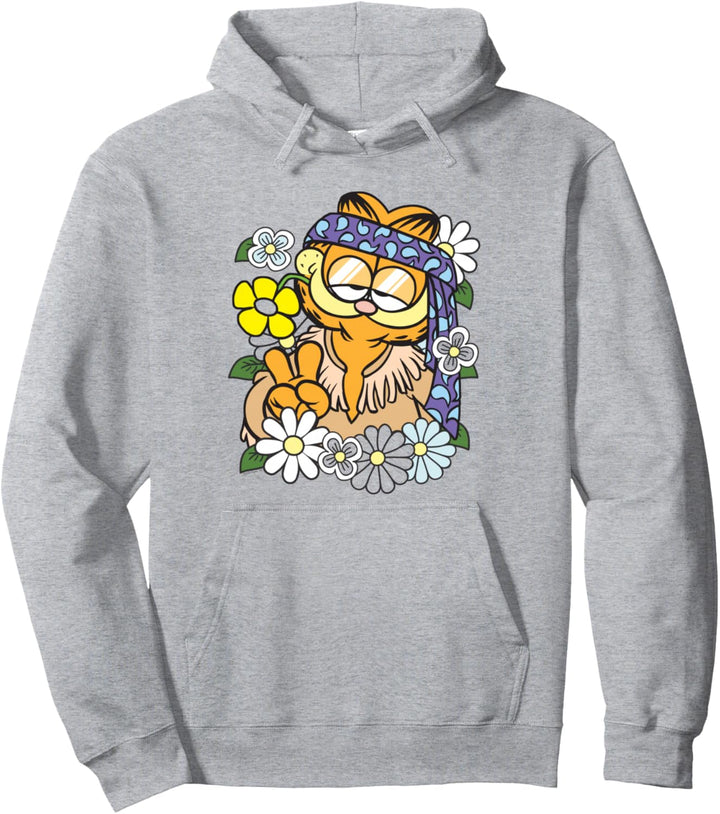 Garfield Hippie Pullover Hoodie