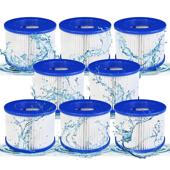 JEFFEL Infinite Spa Filter zum Schrauben, für Spa Ersatz Hot Tub, aufblasbar, ohne Schrauben, 75 x 1