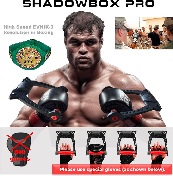SAADVAKASS Evnik-3 Hochgeschwindigkeits-Simulator – ShadowBox Pro – Präzisions-Schlagtraining – meis
