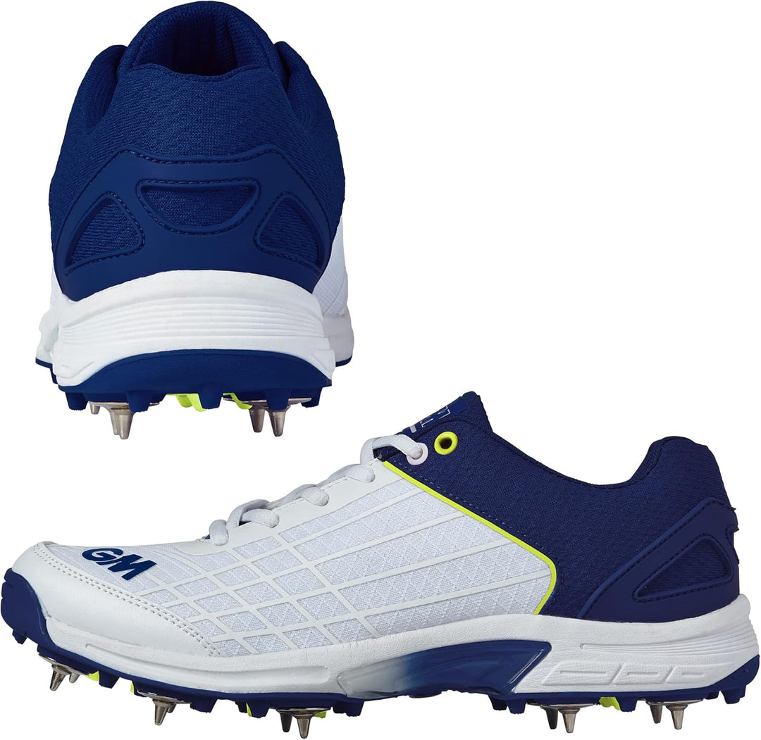 Gunn & Moore GM Cricketschuhe mit Spike, hochwertiges atmungsaktives Mikrofaser-PU-Obermaterial, zwe