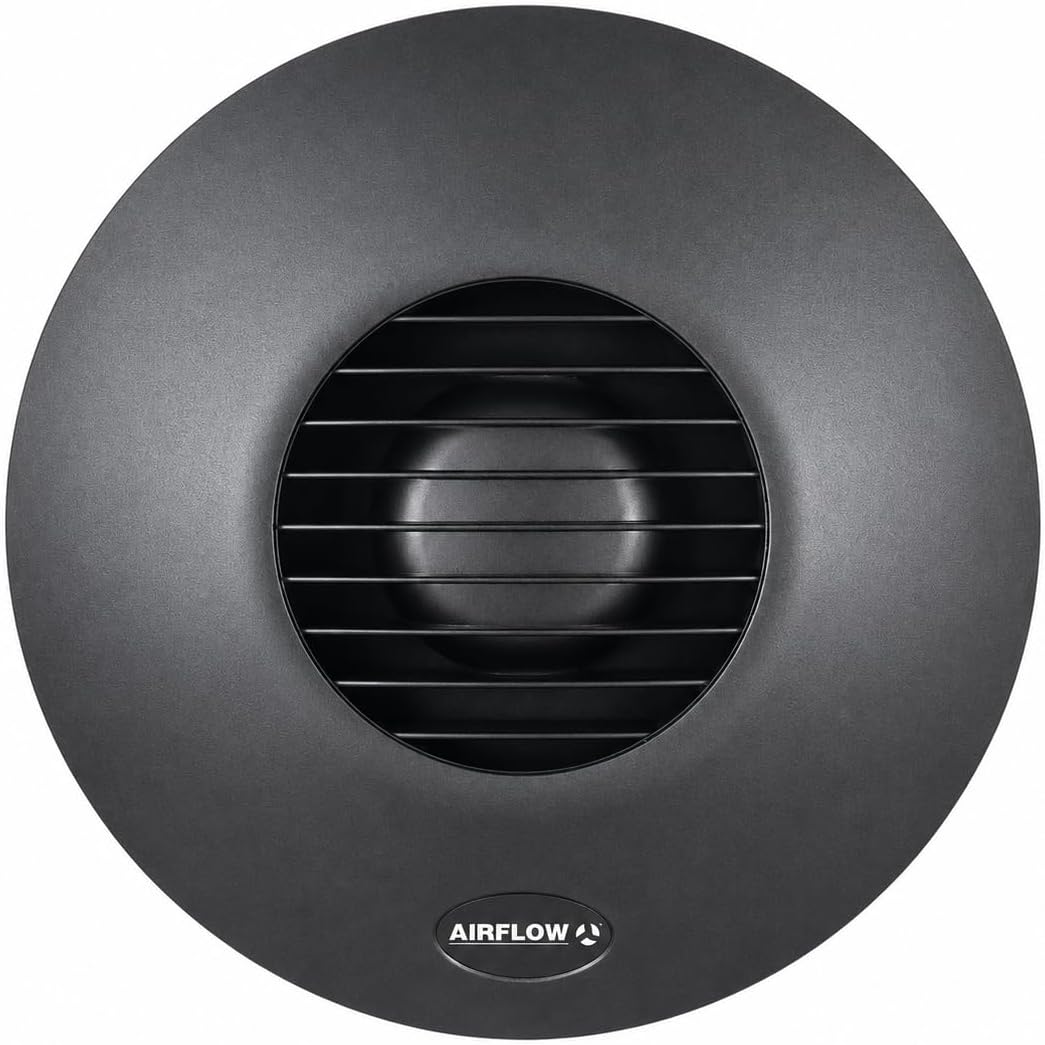 Airflow iCON 30 Lüfterabdeckung in Elegantem Anthrazit – Designer-Finish, das Moderne Innenräume Erg