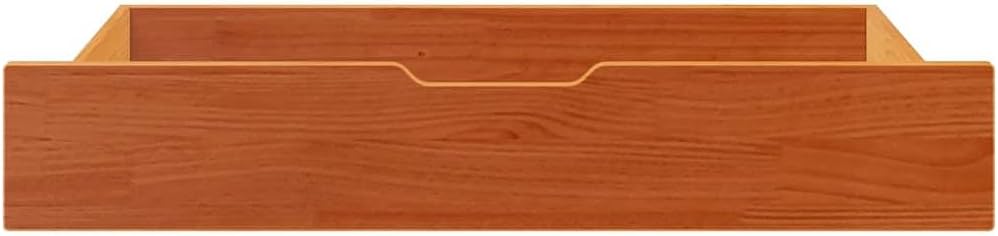 vidaXL Bettschubladen 2 STK., Bettkasten Holz Aufbewahrung mit Rollen, Bett Schublade Bettauszug, Be