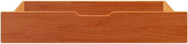 vidaXL Bettschubladen 2 STK., Bettkasten Holz Aufbewahrung mit Rollen, Bett Schublade Bettauszug, Be