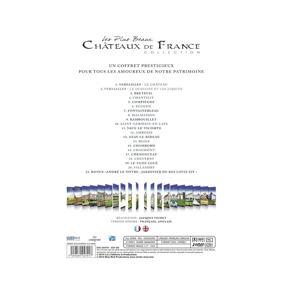 Coffret les plus beaux châteaux de France [FR Import], DVD