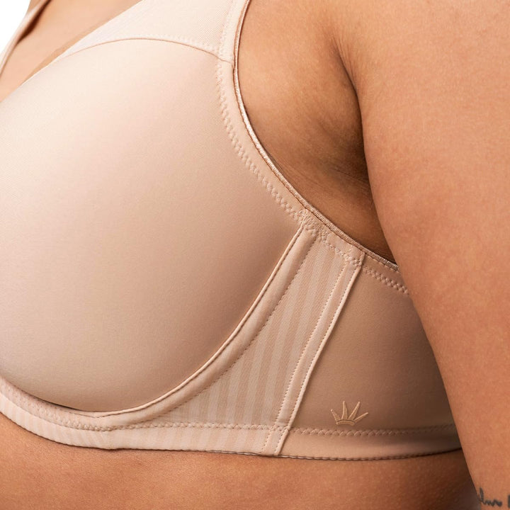 Triumph Damen Modern Soft+Cotton W01 Minimizer BH 75C Neutral Beige, 75C Neutral Beige