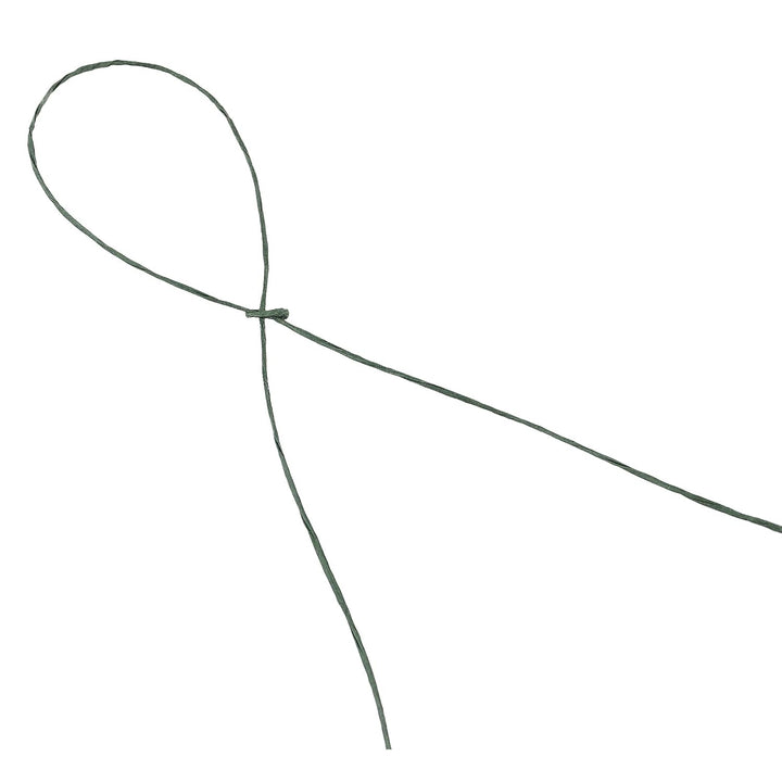 KEILEOHO 4 Stück Papierkordel mit Draht 2 mm x 200 m, Papierdraht zum Basteln, Weiss, Grün, Braun, D