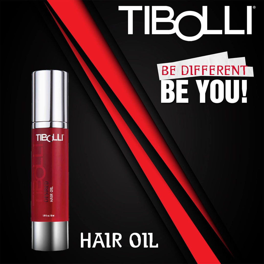TIBOLLI Desired Hair Oil (1.6 FL Oz / 50ml) Zur Beseitigung von Frizz und trockenem, geschädigtem Ha