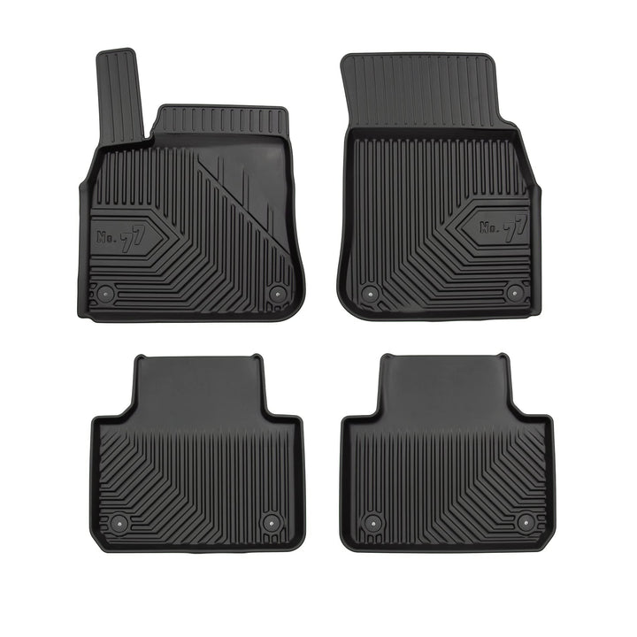 FROGUM No.77 Gummimatten Ganzjahresset von Auto Fussmatten Autofussmatten für Volkswagen Touareg III