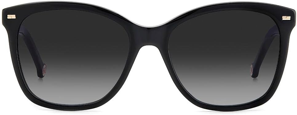 Carolina Herrera Unisex Sunglasses 54 80s/9o Black White, 54 80s/9o Black White