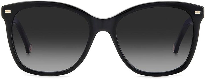 Carolina Herrera Unisex Sunglasses 54 80s/9o Black White, 54 80s/9o Black White