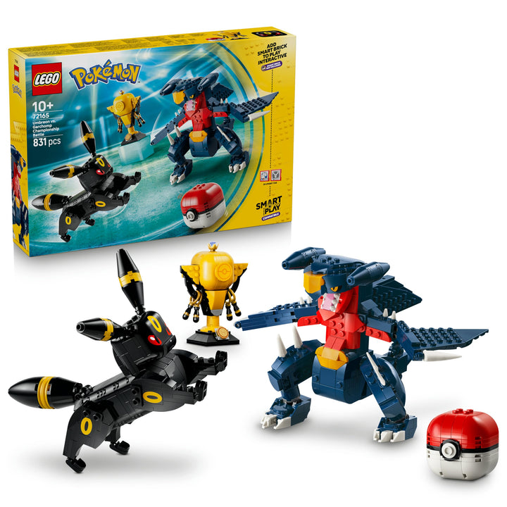 LEGO Pokémon SMART Play: Nachtaras und Knakracks Duell um die Meisterschaft - kompatibles interaktiv
