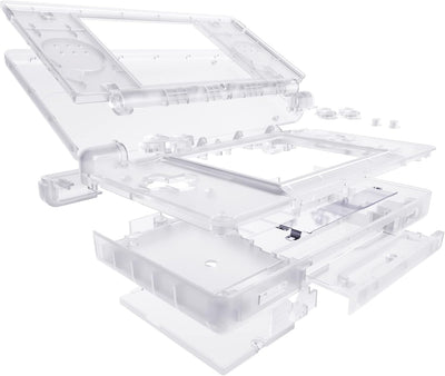 eXtremeRate Ersatz Gehäuse Case für Nintendo DS Lite NDSL, Voll Hülle&Knöpfen&Screen Protector Shell