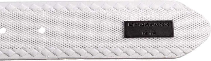 Cipo & Baxx Herren Gürtel Cooles Stylisches Modernes Design 90 Weiss - 19, 90 Weiß - 19