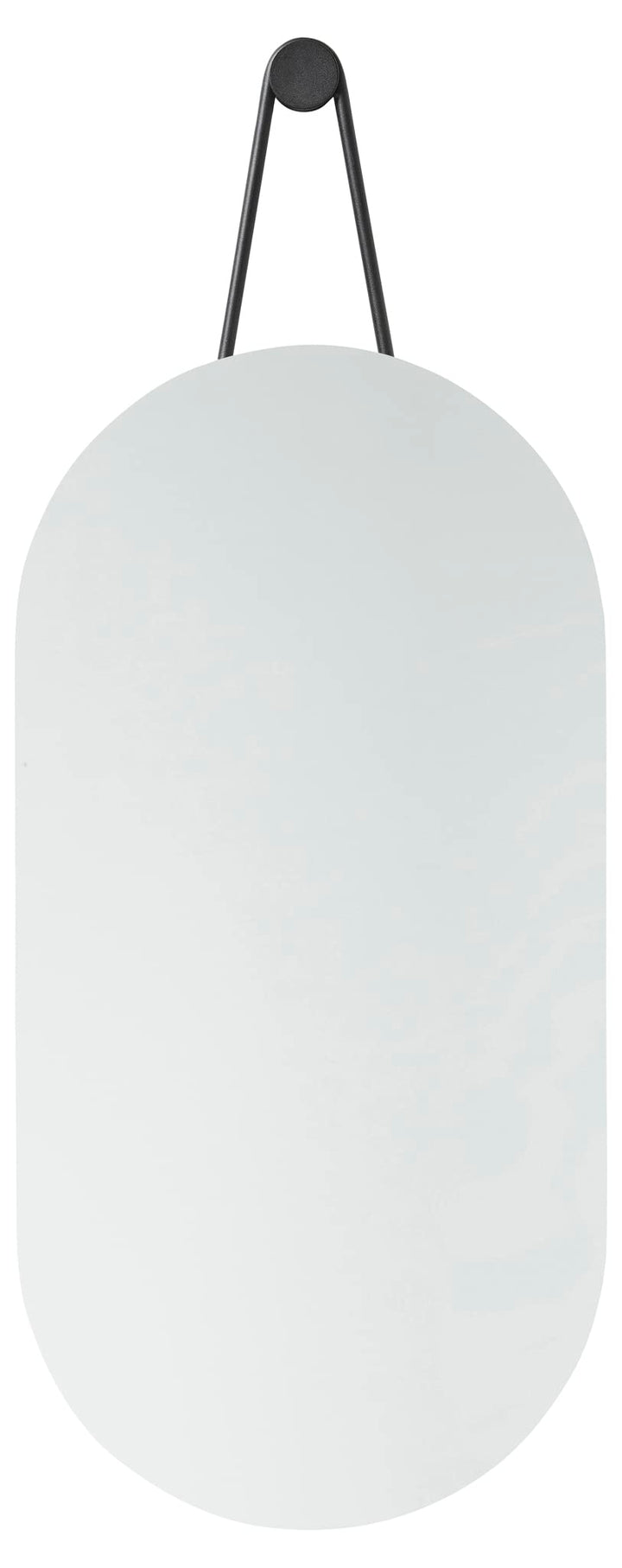 Zone Denmark A-Wall Mirror Wandspiegel, Spiegel, 60 x 30 cm, Schwarz Schwarz 30 x 60 cm, Schwarz 30